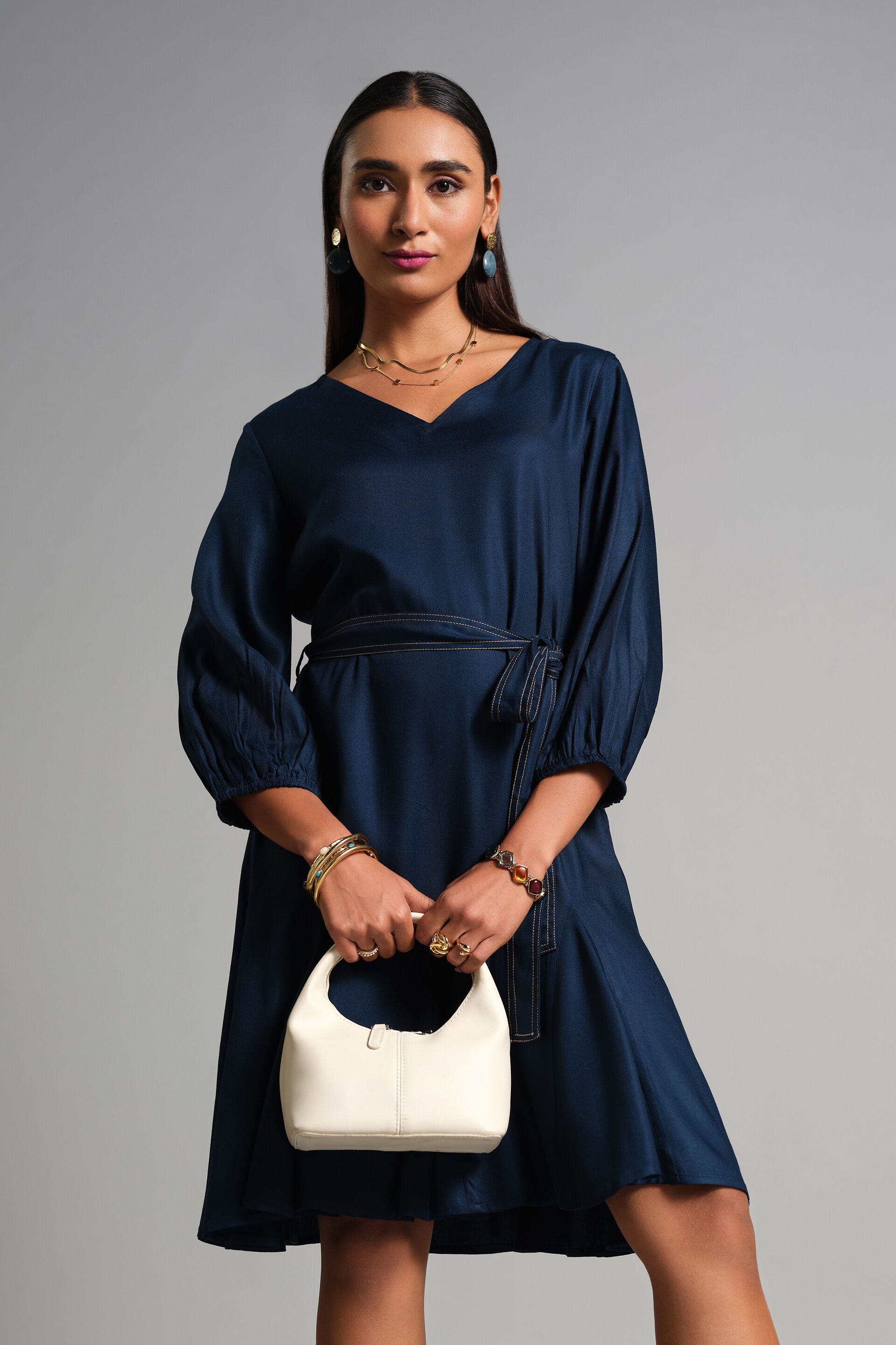 Deep Sea Dress, Navy, image 3